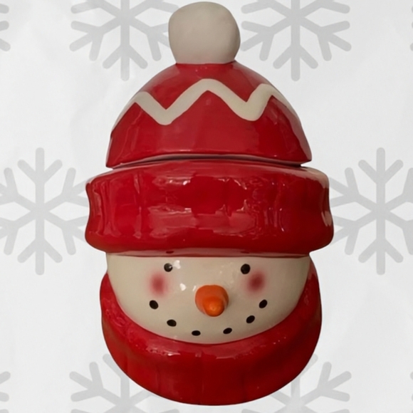Rae Dunn Other - NEW Arlington Design Snowman Cookie Jar/Canister